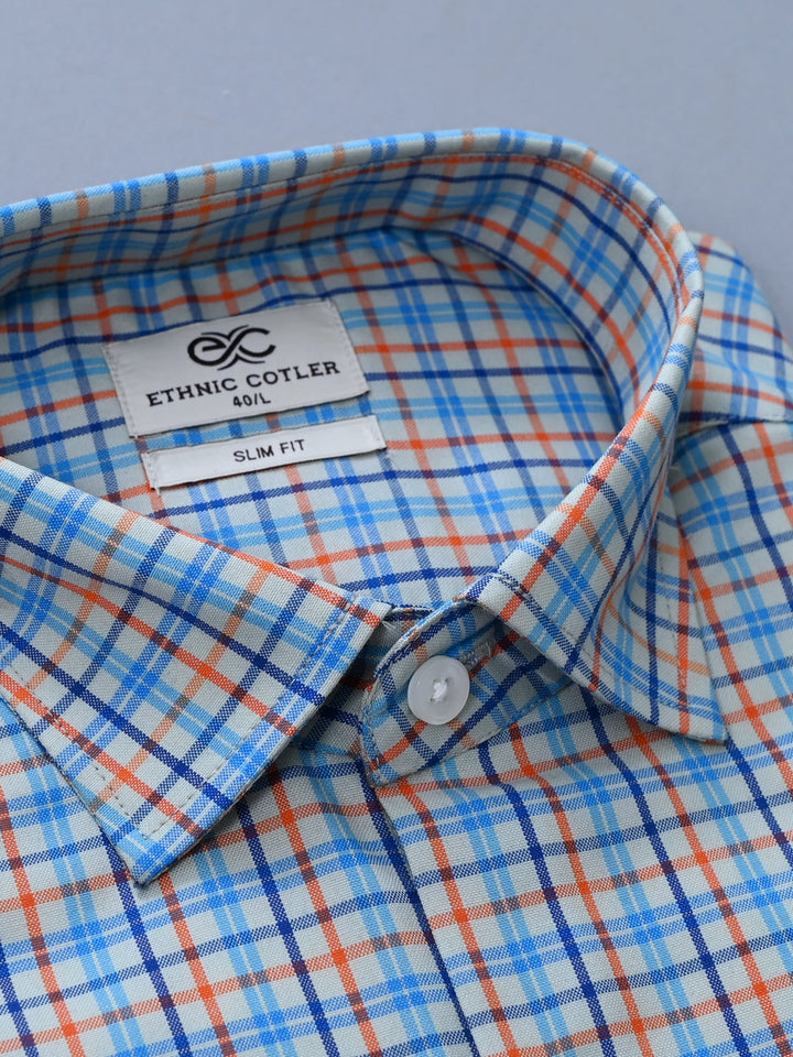 Checked Blue Shirts