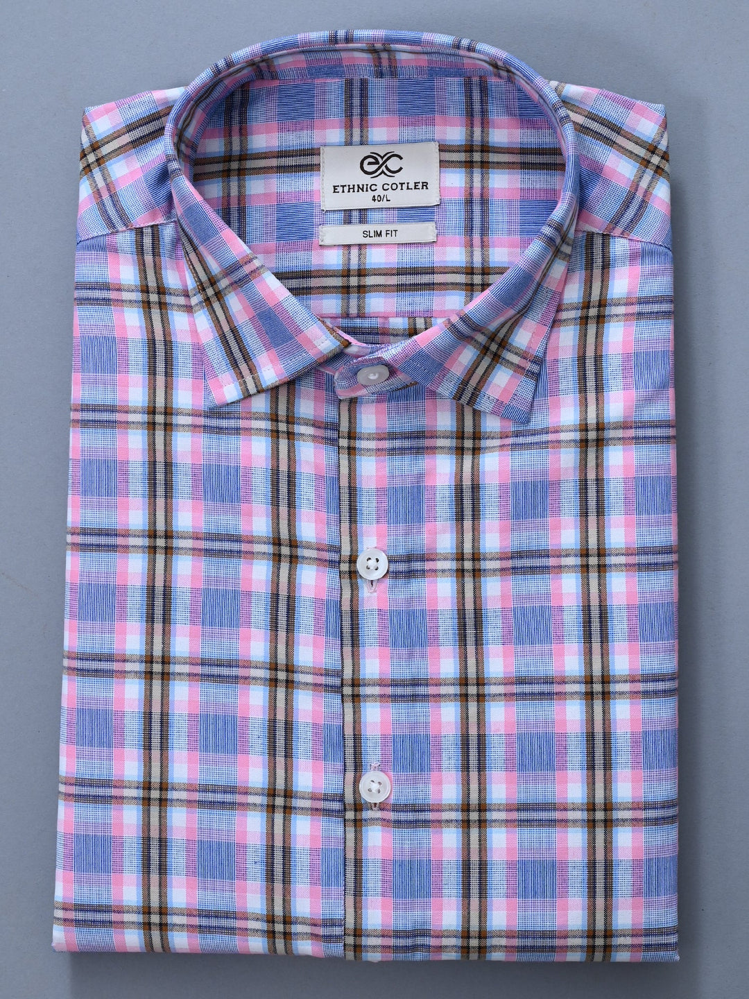 Checked Pink Shirts