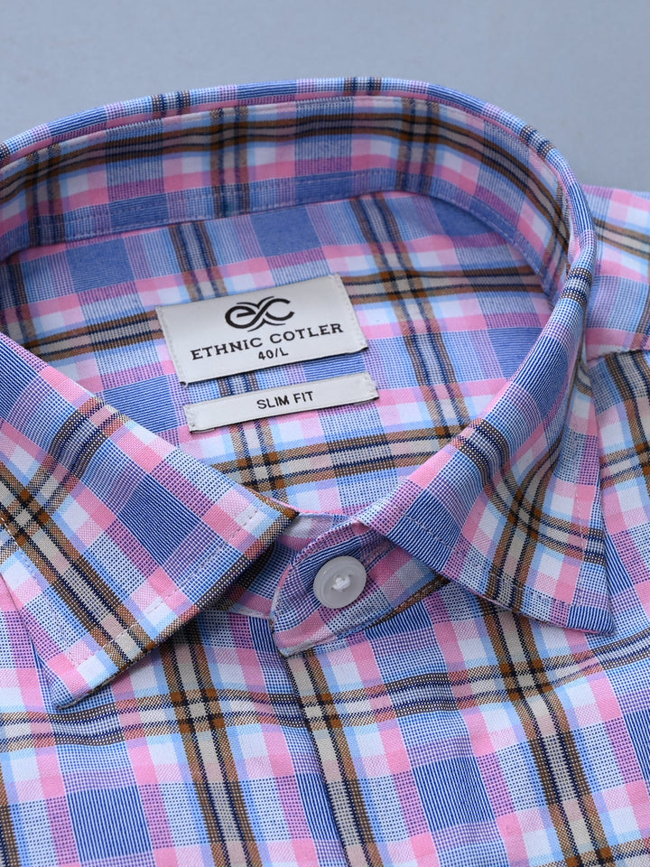 Checked Pink Shirts