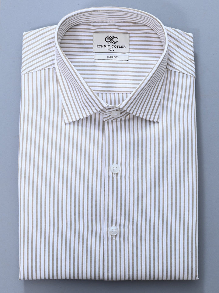 Striped White Shirts