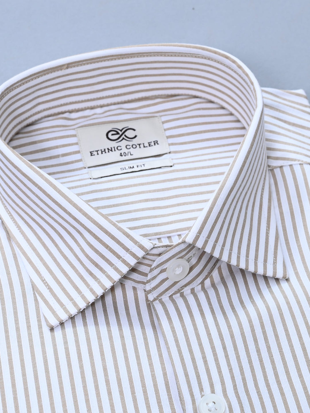Striped White Shirts