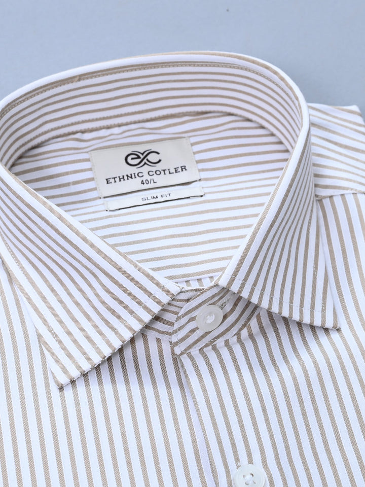 Striped White Shirts