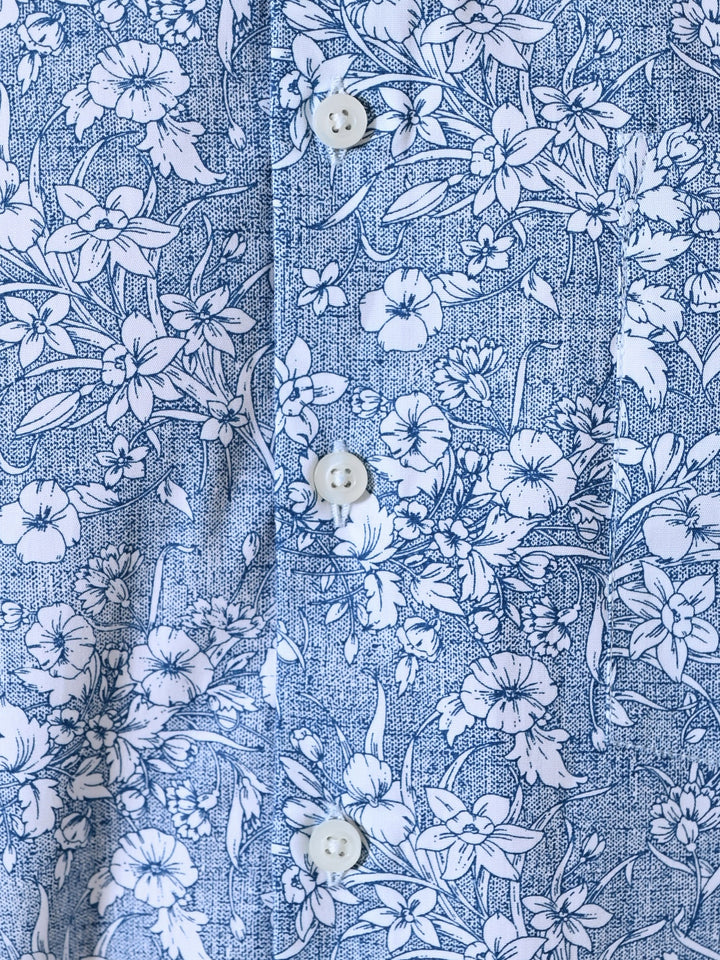 Floral Blue Shirts