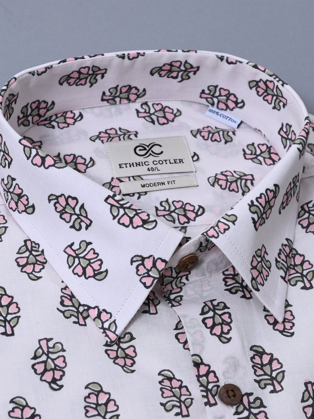 Floral Cream Shirts