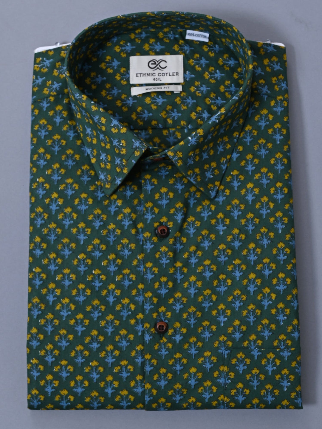 Floral Green Shirts