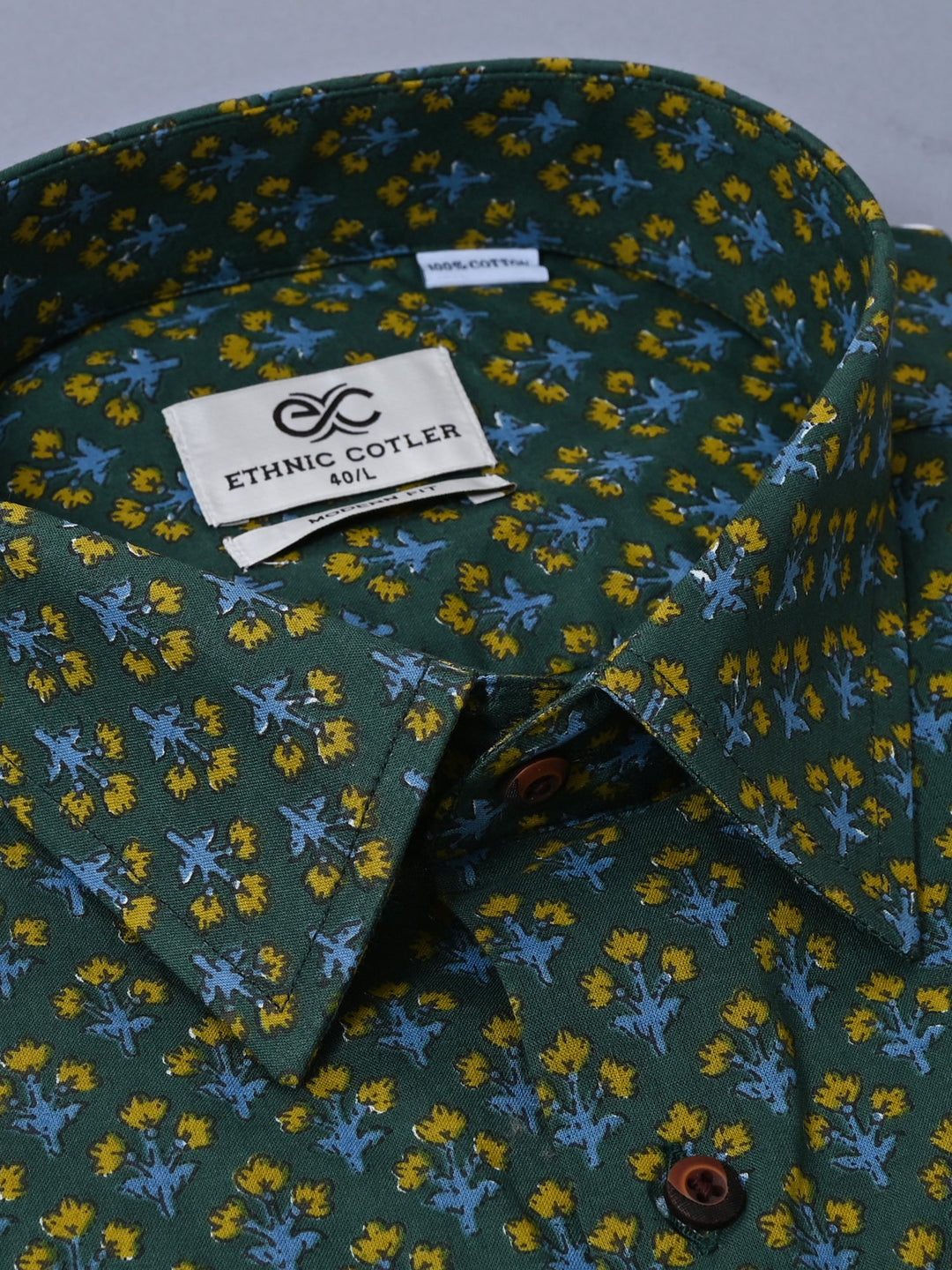 Floral Green Shirts