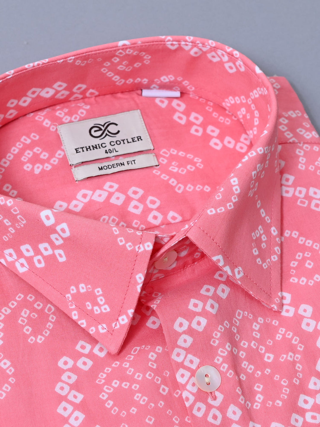 Bandhani Pink Shirts