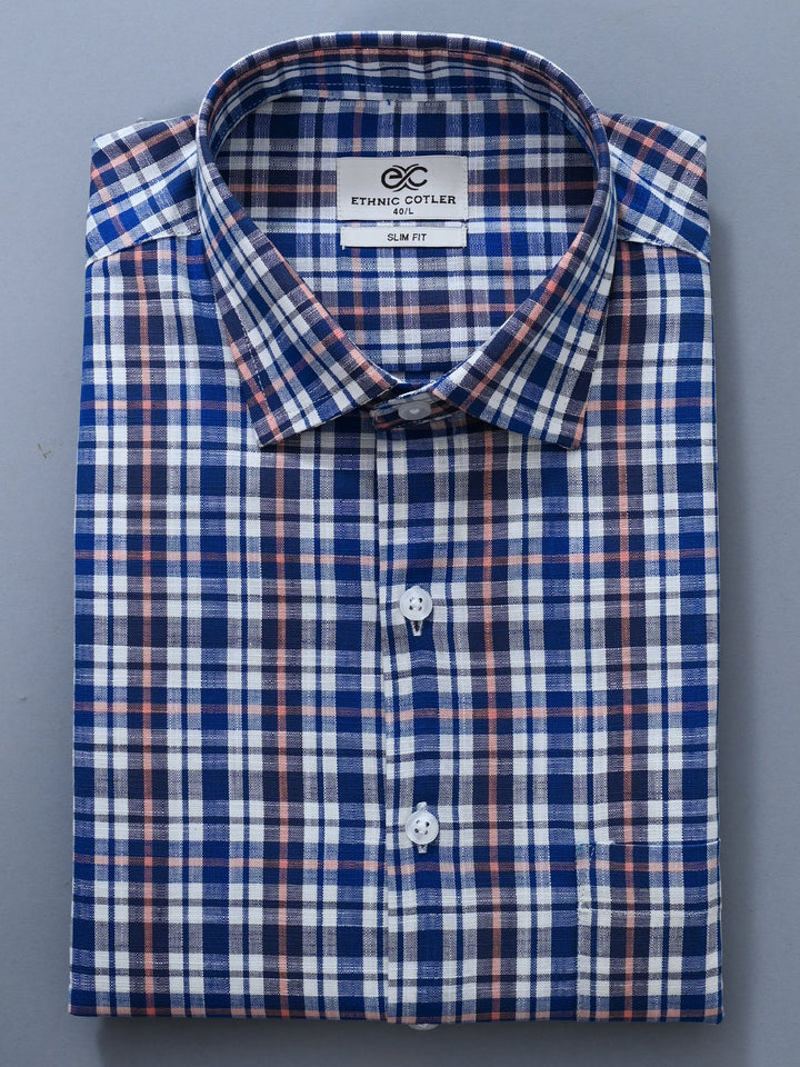 Checked Blue Shirts