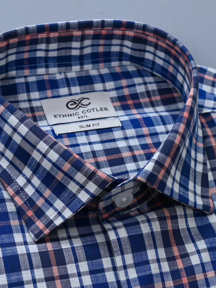 Checked Blue Shirts
