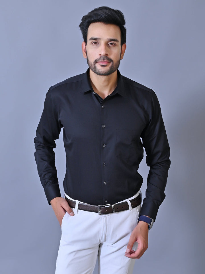 Solid Black Shirts