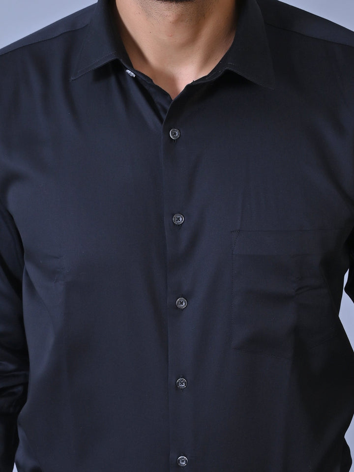Solid Black Shirts