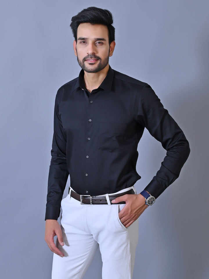 Solid Black Shirts