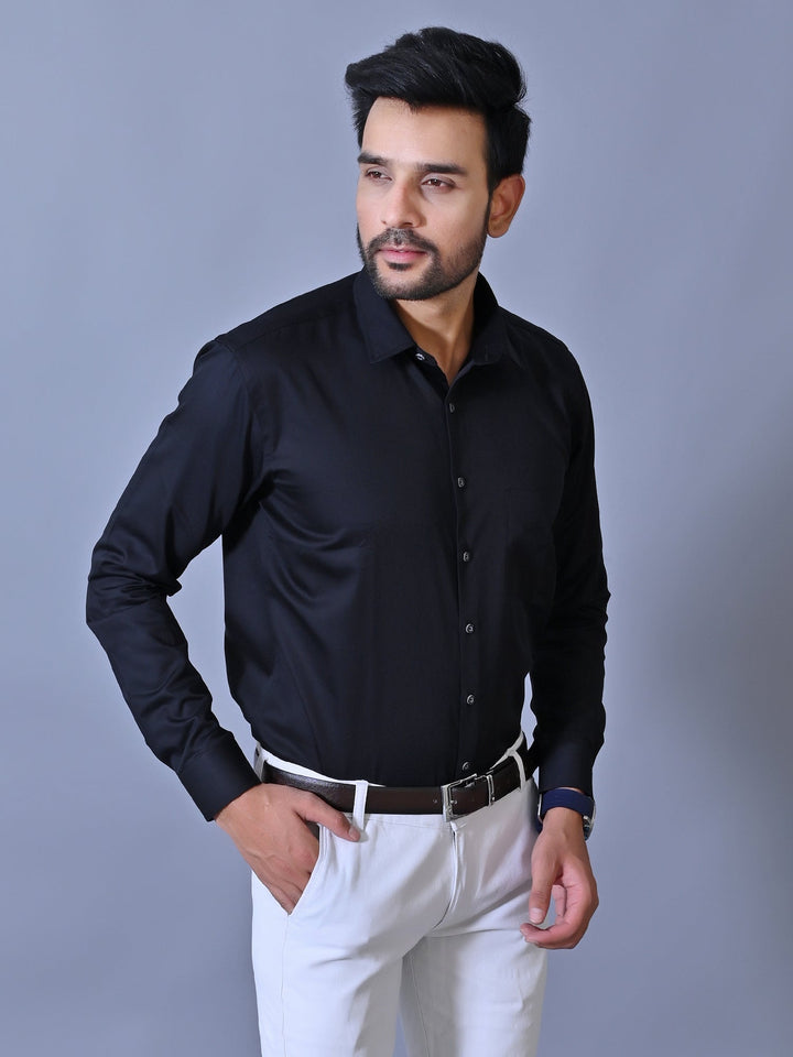 Solid Black Shirts