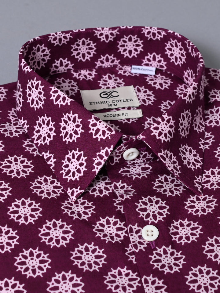 Abstract Purple Shirts