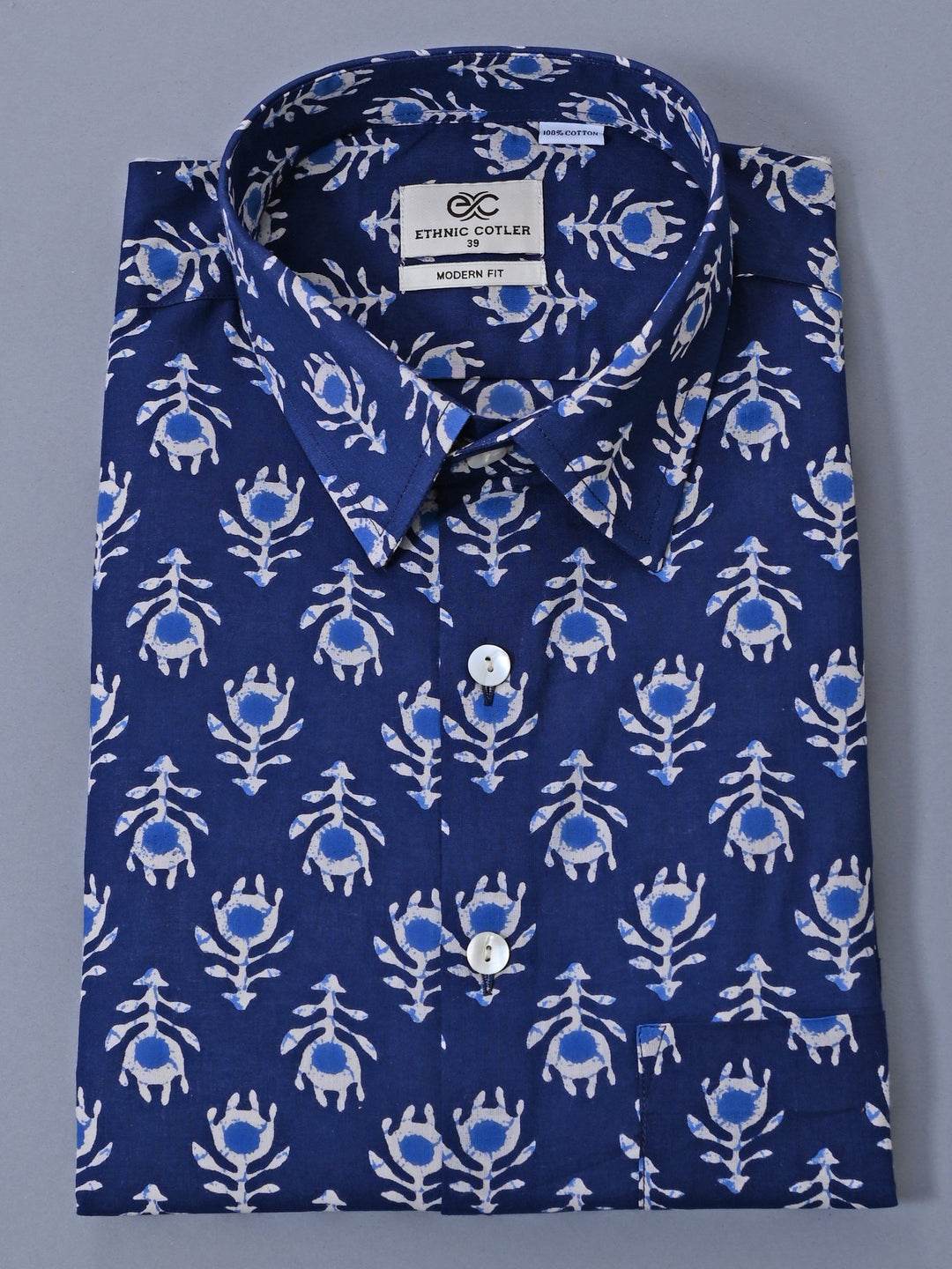 Abstract Blue Shirts