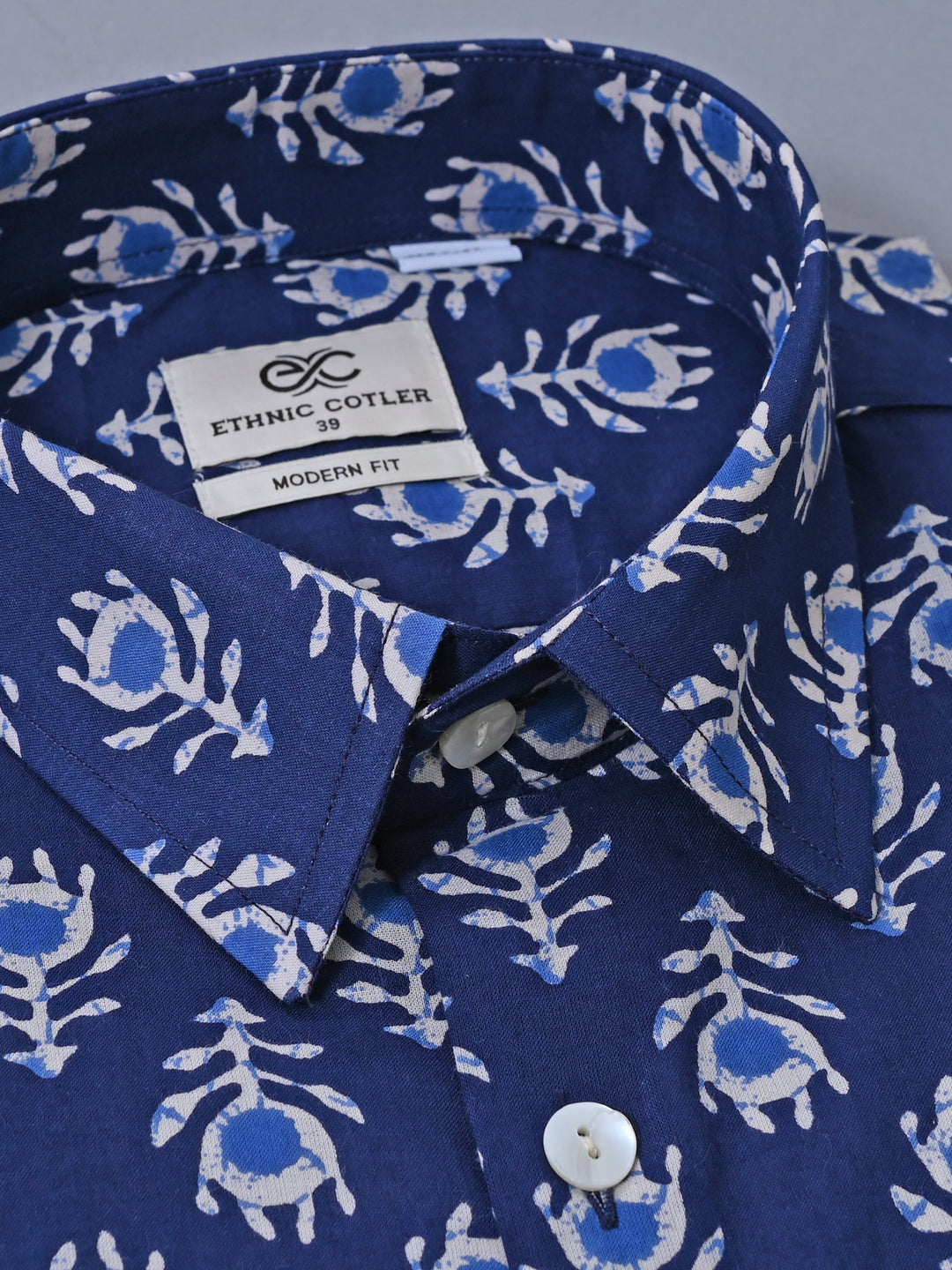 Abstract Blue Shirts