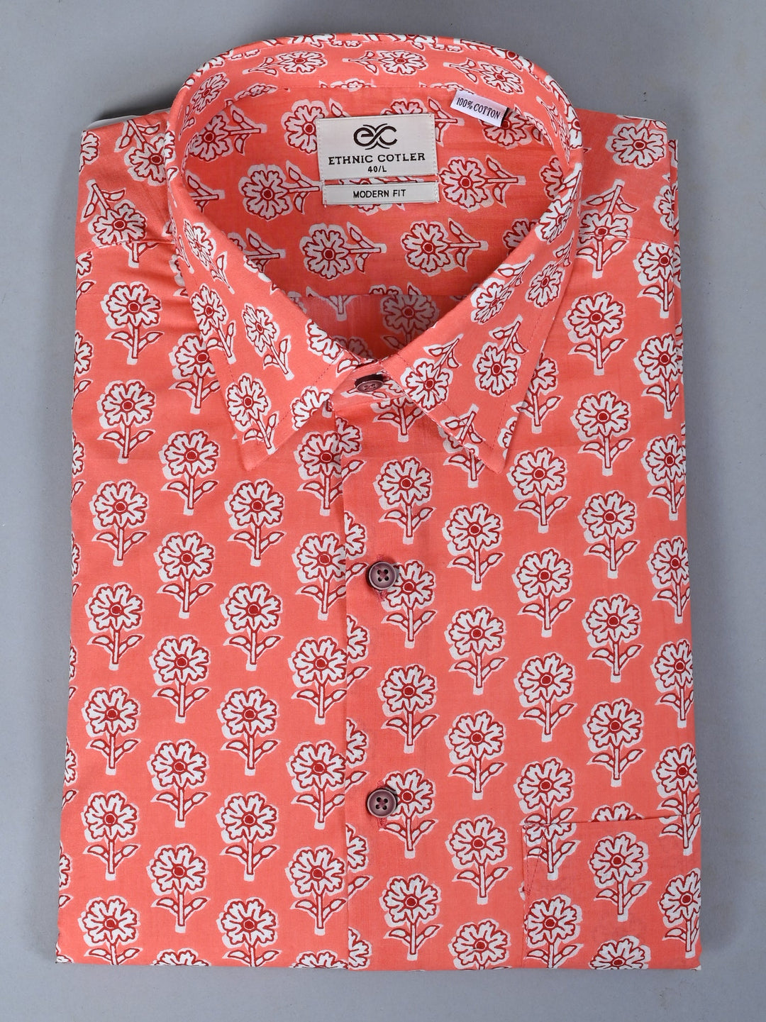Printed Peach Shirts