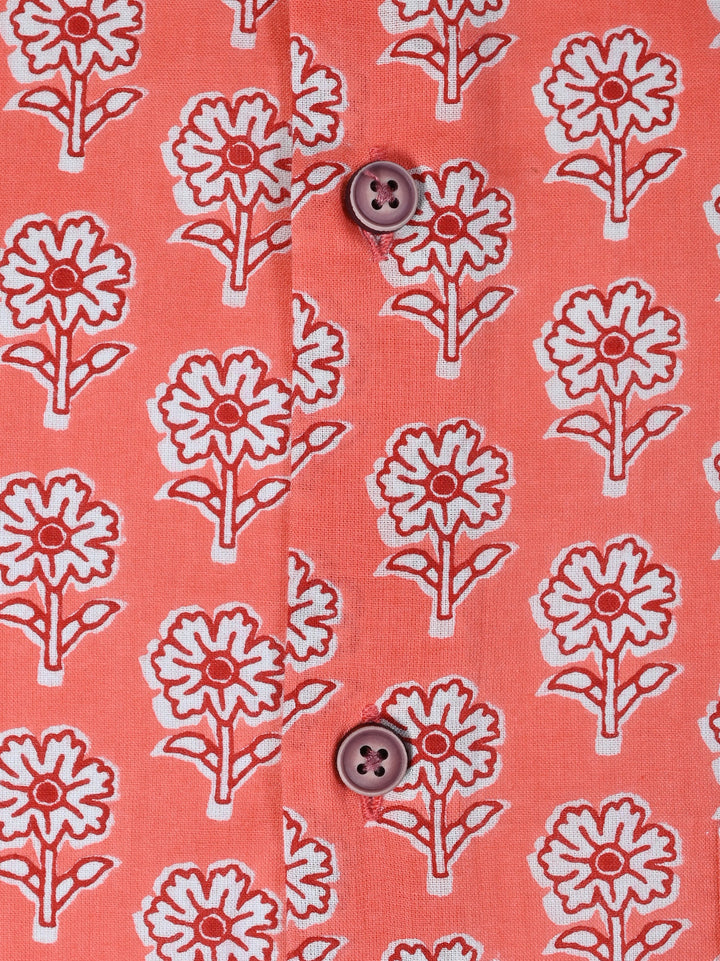 Printed Peach Shirts