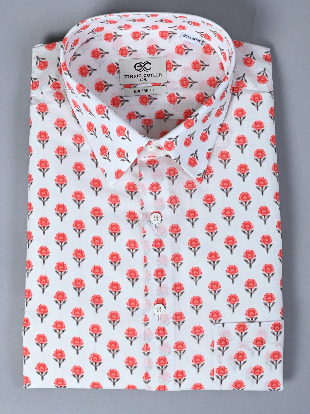 Printed White Shirts