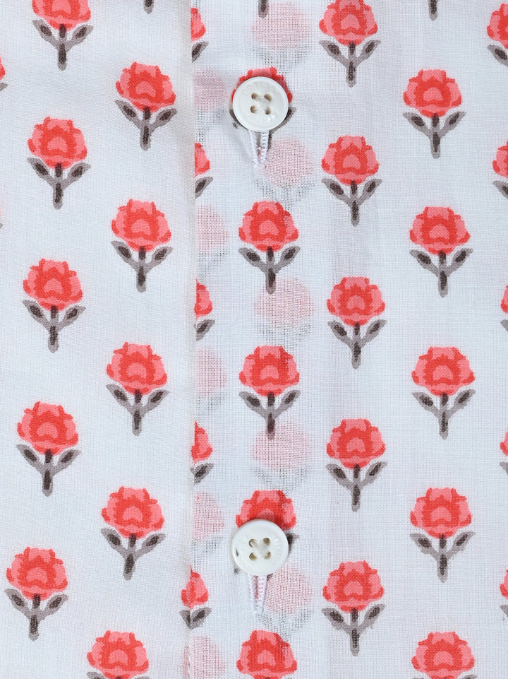 Printed White Shirts