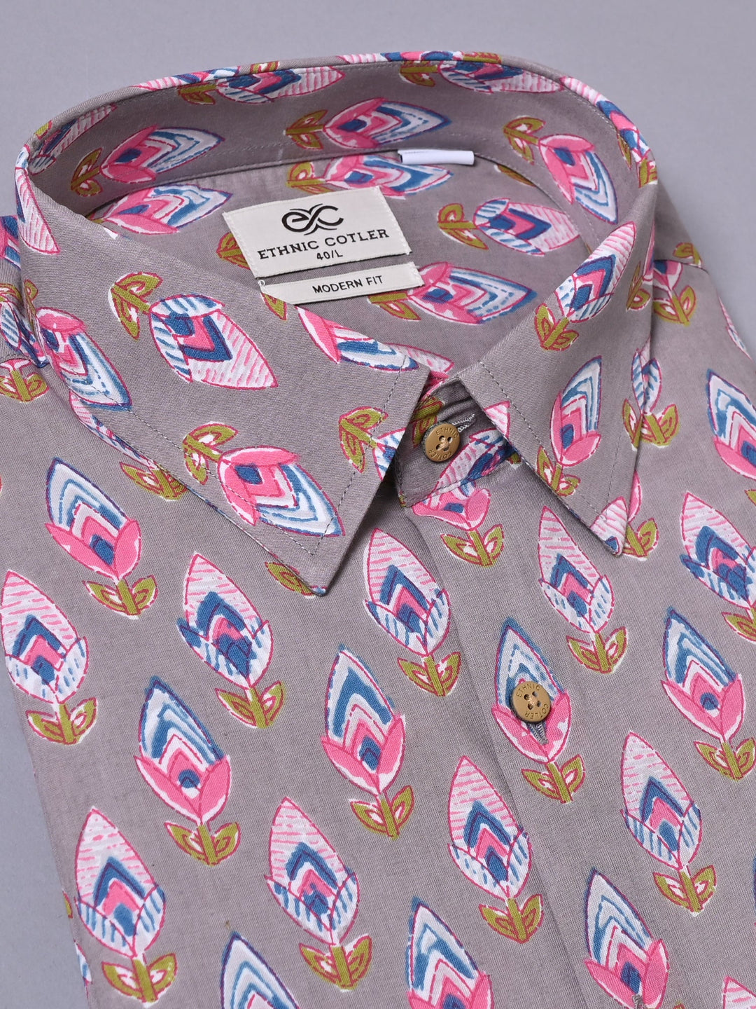 Floral Grey Shirts