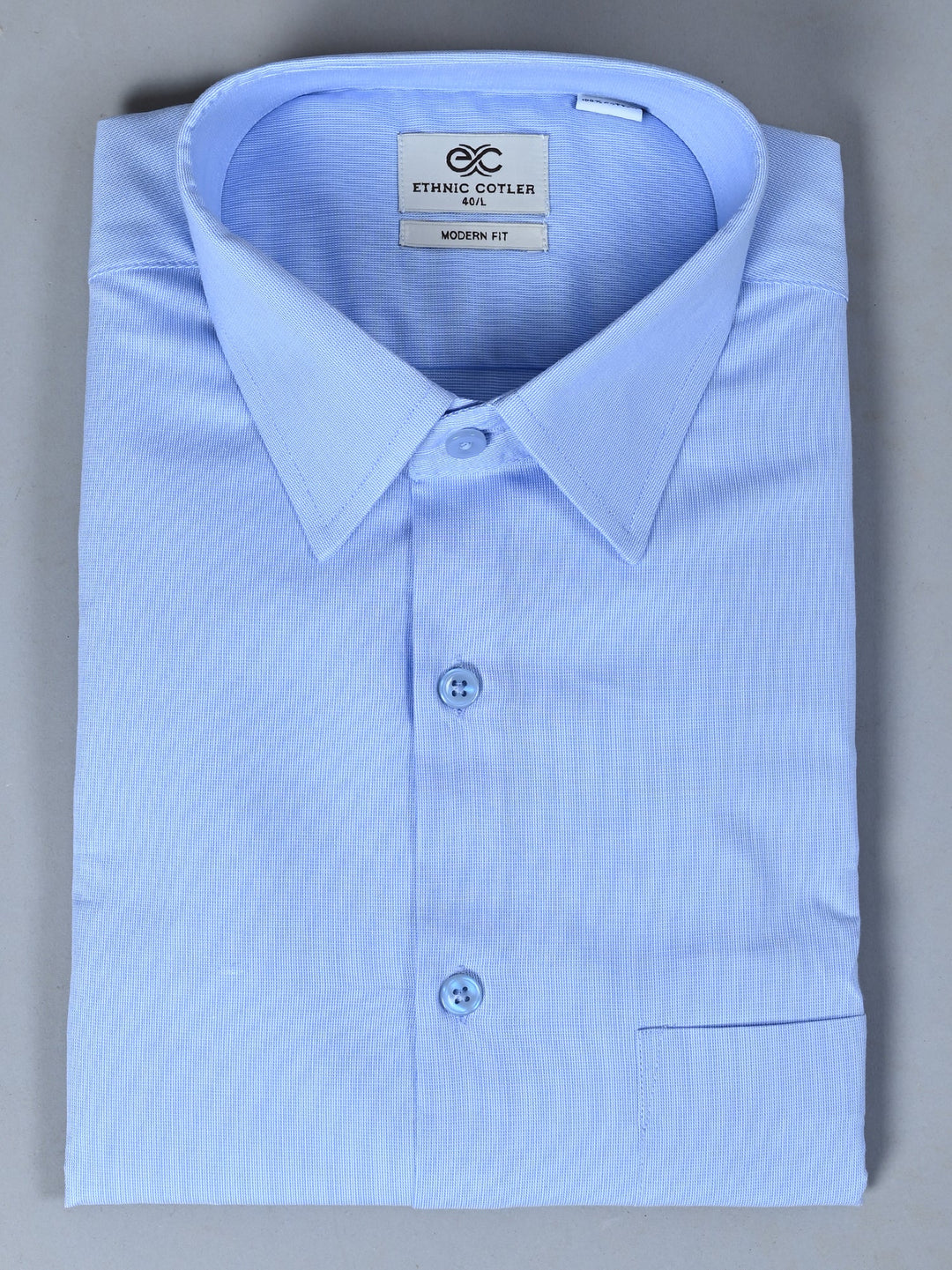Solid Blue Shirts