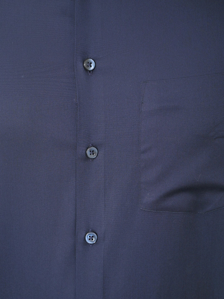 Solid Navy Blue Shirts