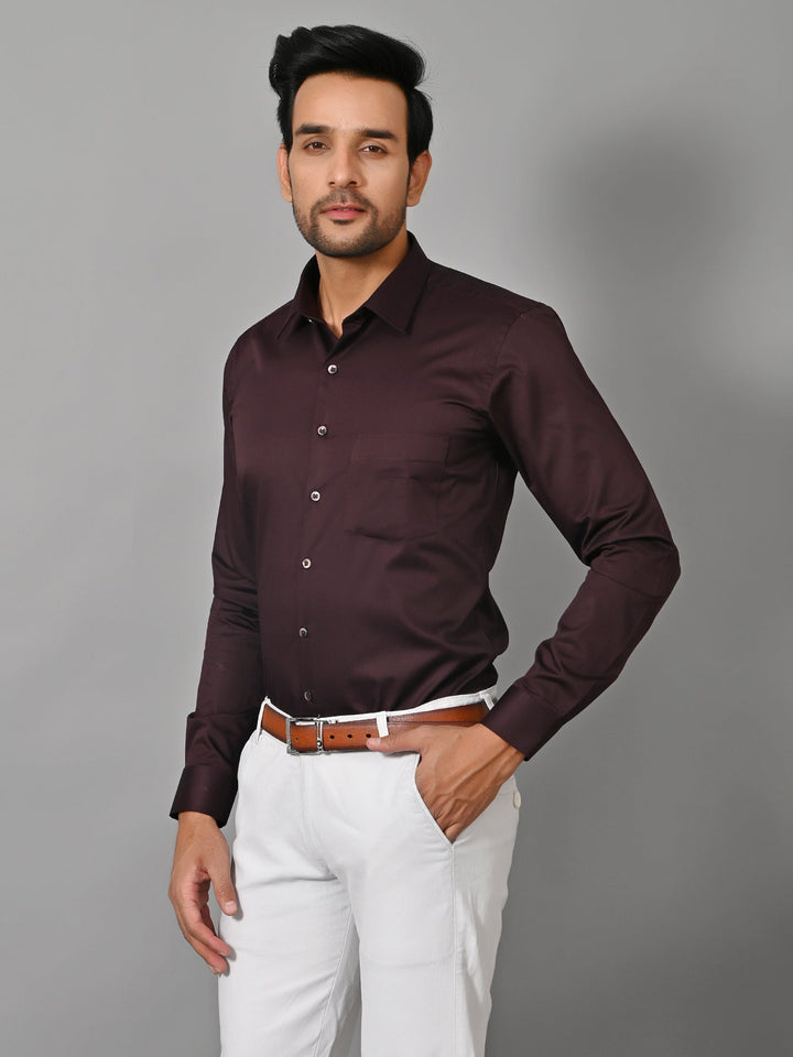 Solid Maroon Shirts