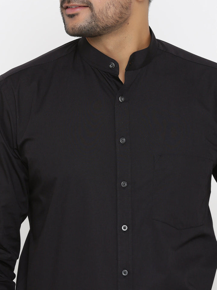 Solid Black Shirts