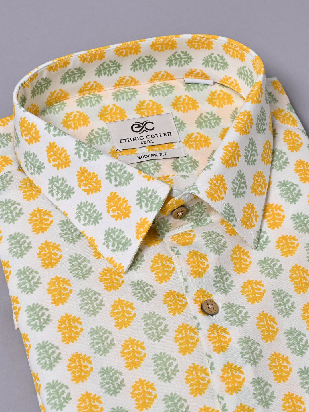 Floral White Shirts