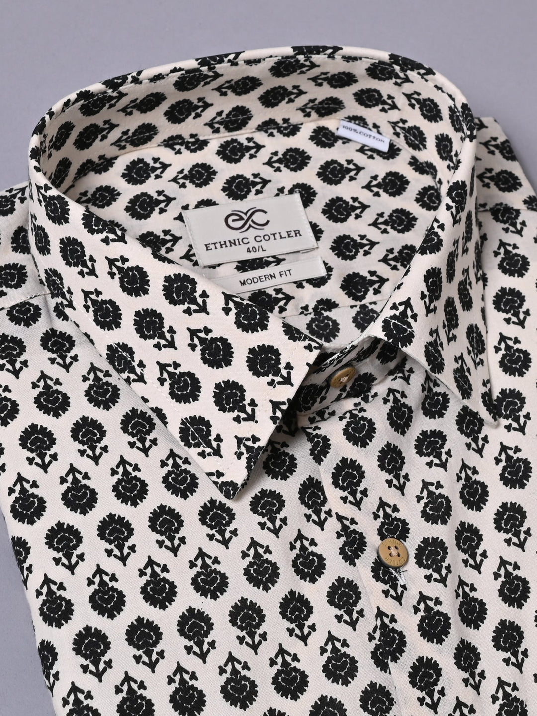 Floral White Shirts