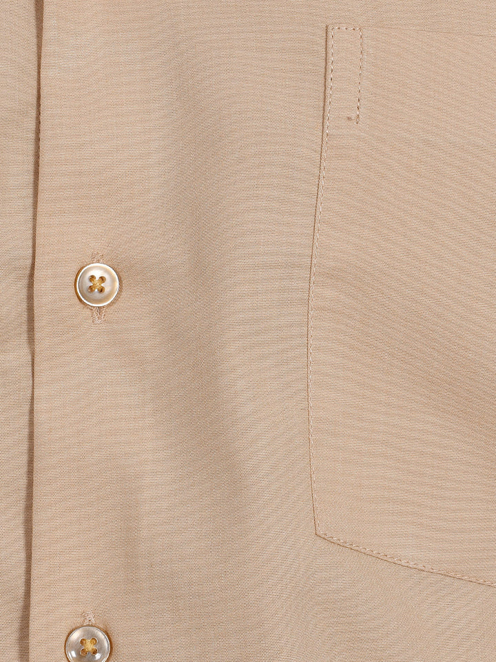 Solid Beige Shirts