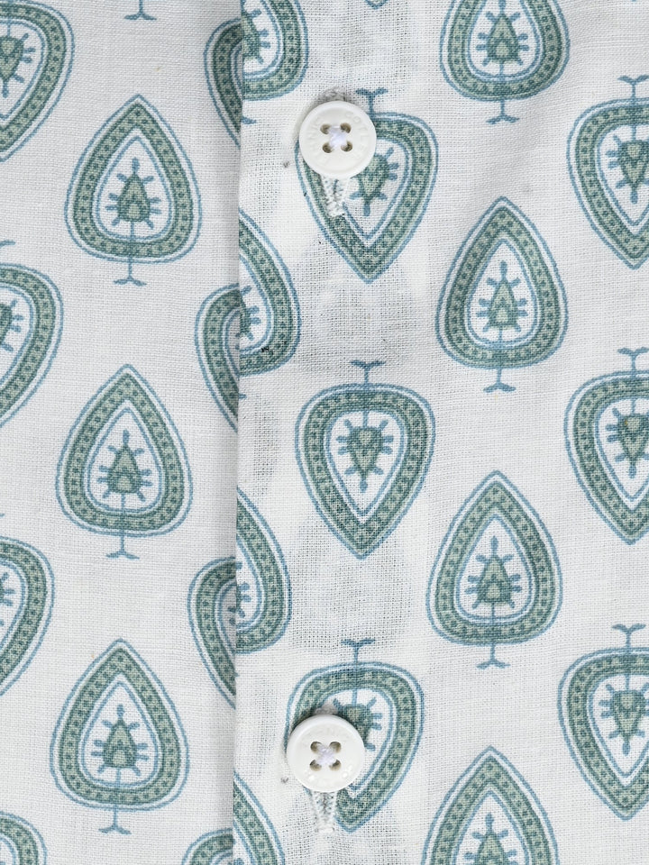 Geometric White Shirts