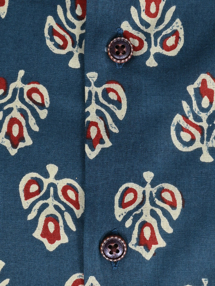 Floral Blue Shirts
