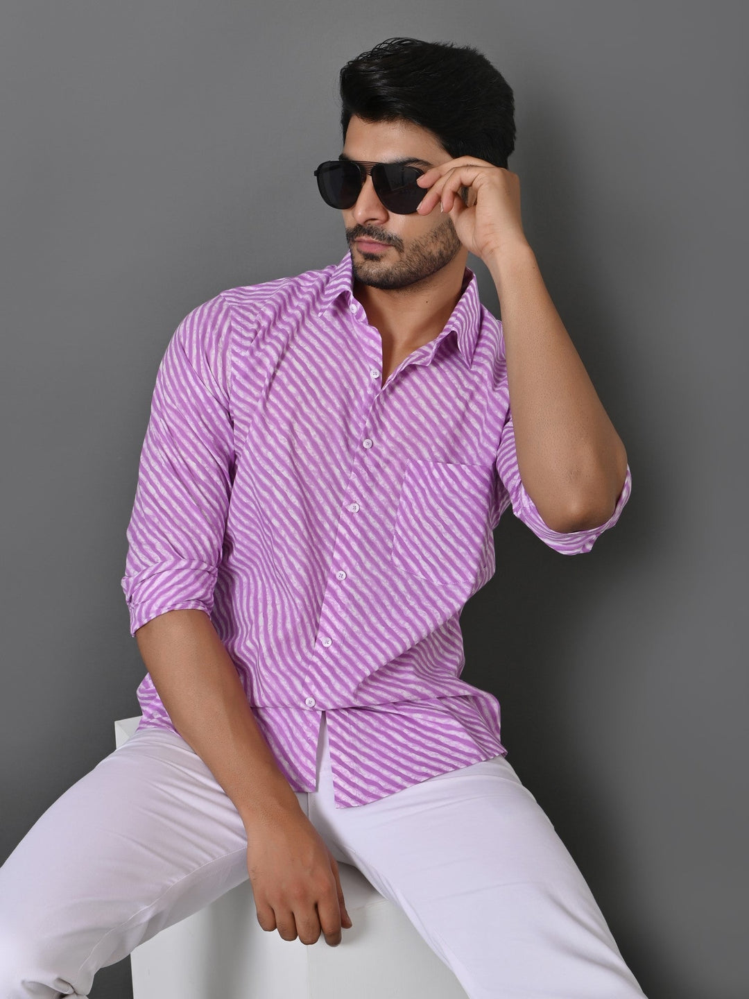 Leheriya Purple Shirts