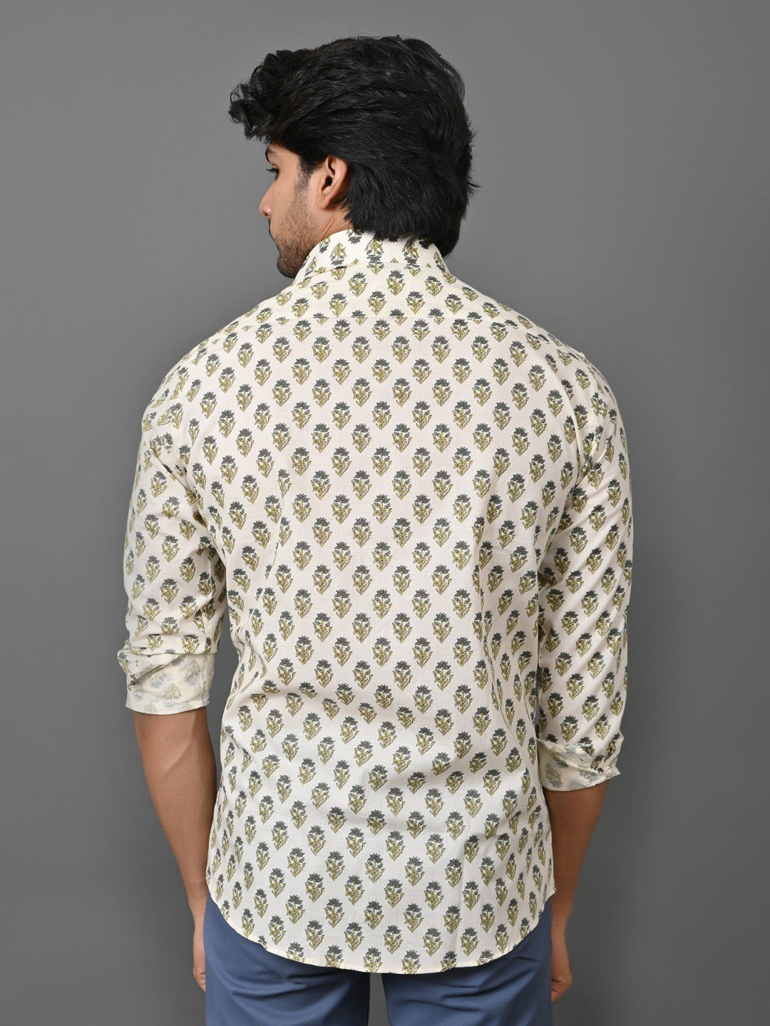 Floral Cream Shirts