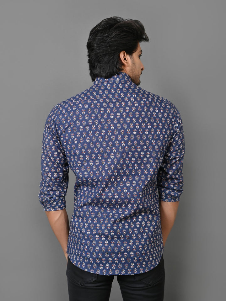 Floral Blue Shirts