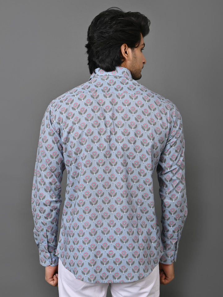 Floral Grey Shirts