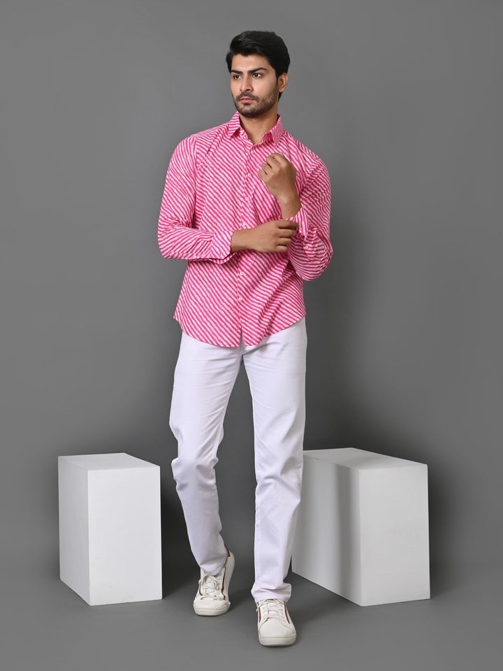 Leheriya Pink Shirts