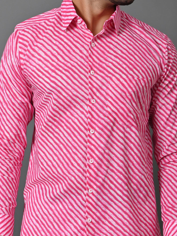 Leheriya Pink Shirts