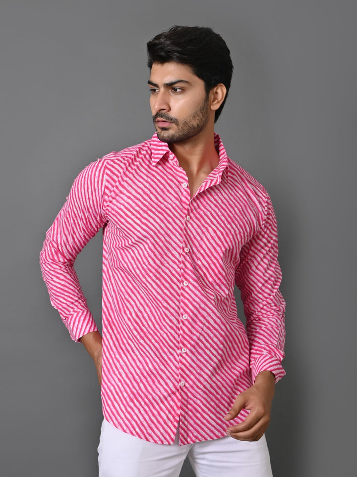 Leheriya Pink Shirts