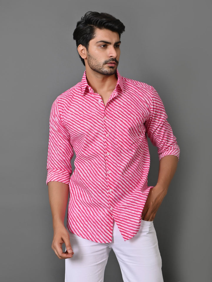 Leheriya Pink Shirts