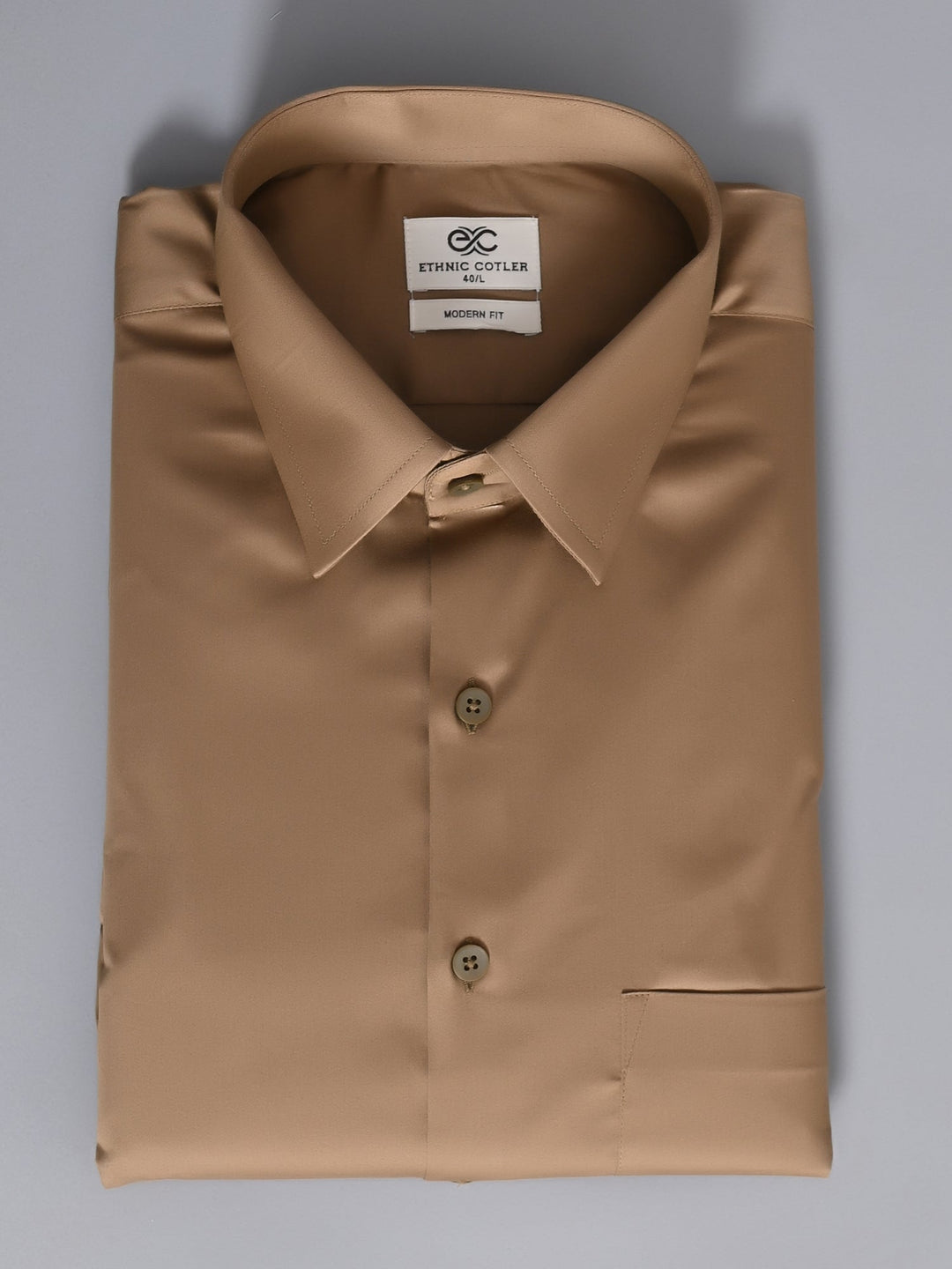 Solid Brown Shirts