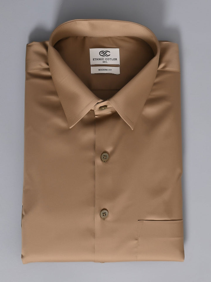 Solid Brown Shirts