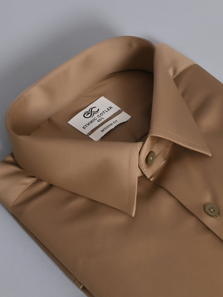 Solid Brown Shirts