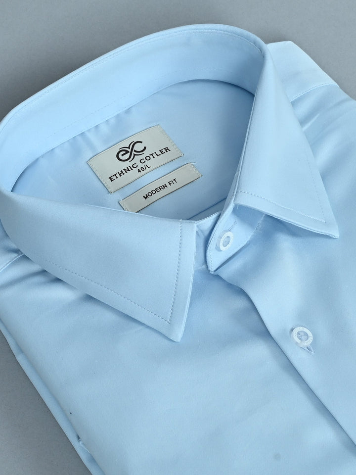 Solid Blue Shirts