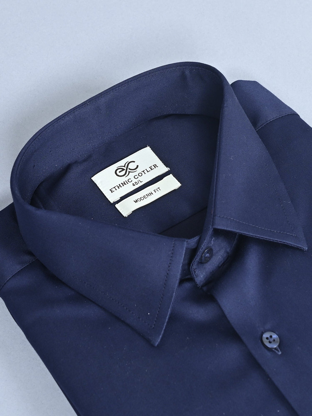 Solid Navy Blue Shirts