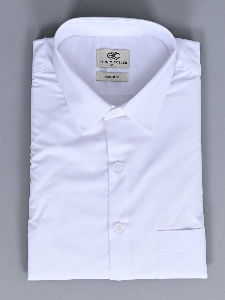 Solid White Shirts