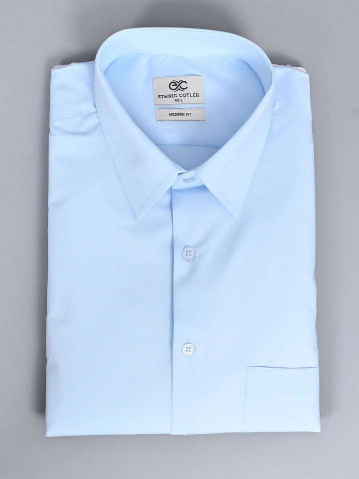 Solid Blue Shirts