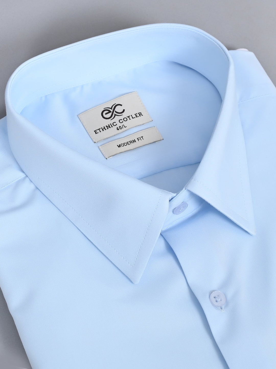 Solid Blue Shirts